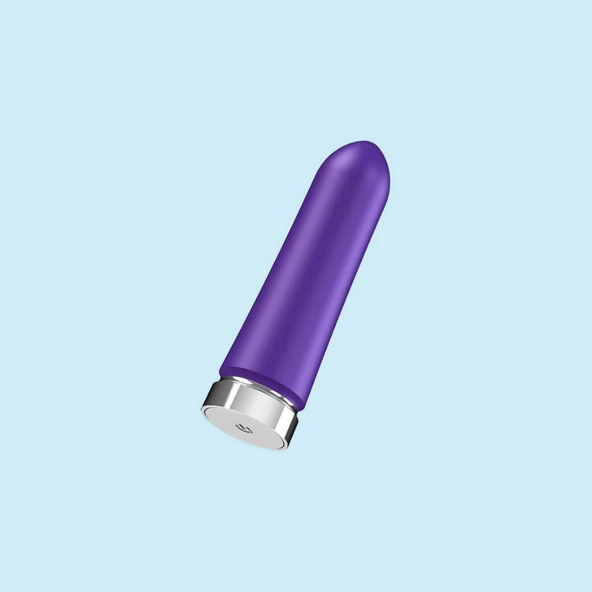 BAM BULLET VIBRATOR 3.4 INCH in purple is a fun sex toy for couples.