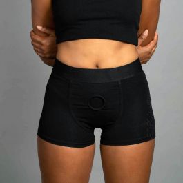 Boxer Underwear Strap-On & Packer Harness - Black - XS-3X
