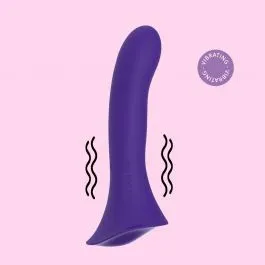 Fusion Vibe 2.0 - Pleasure Base™ Vibrating Rechargeable Strap-on 6 Inch