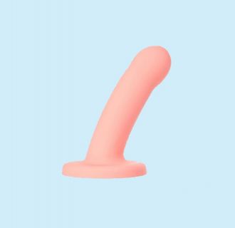 NYX STRAP-ON DILDO SUCTION CUP - CORAL 5"