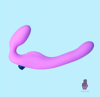 DOUBLE HEADED DILDO STRAPLESS DOUBLE-ENDED VIBRATOR LESBIAN SEX TOYS ANAL DOUBLE PENETRATION GAY BEST SUPPORT LOVE ADULT TERMS NO REALISTIC NO PENIS SHOP FUN DOUBLE SIDED